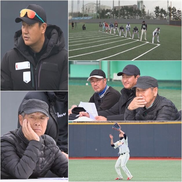 '불꽃야구' 본격 트라이아웃 시작…긴장감 가득한 1차 테스트
