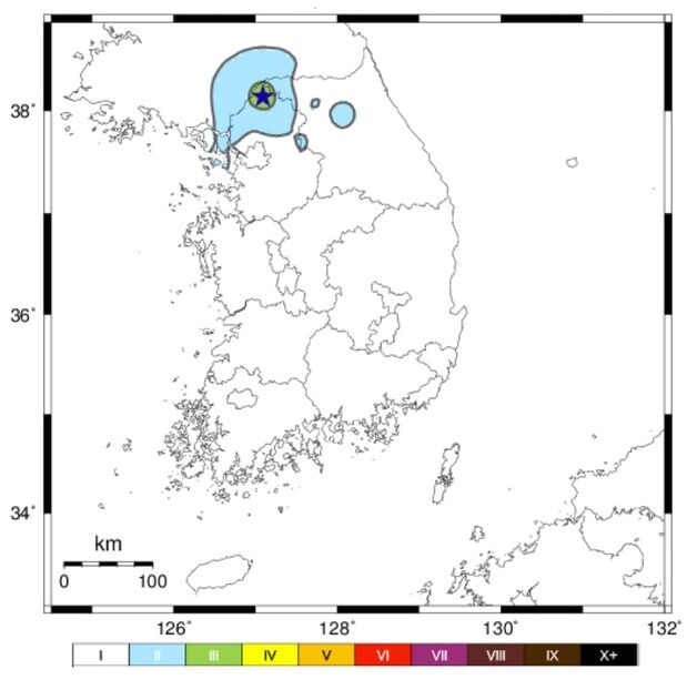 주말 오후 연천서 규모 3.3 지진…경기·인천 유감신고 다수(종합)