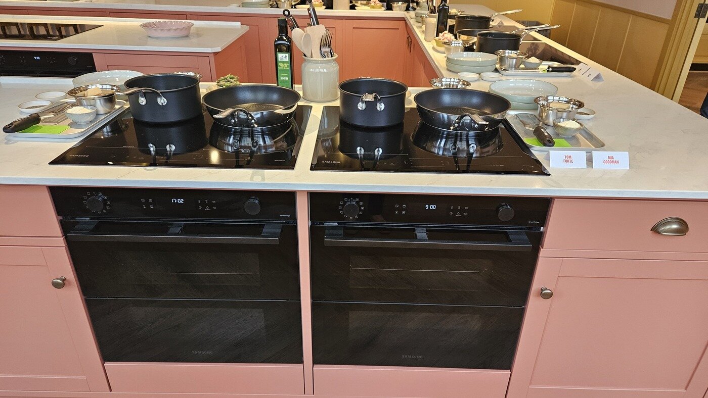 본문 이미지 - 삼성전자 비스포크 AI 주방가전으로 단장한 영국 런던 존 루이스 백화점 소재 제이미 올리버의 키친 스튜디오 모습<자료사진>(삼성전자 제공). 2025.05.11.