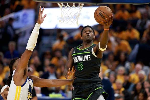 NBA 미네소타, '커리 결장' 골든스테이트 제압…PO 2R 2승 1패 우위