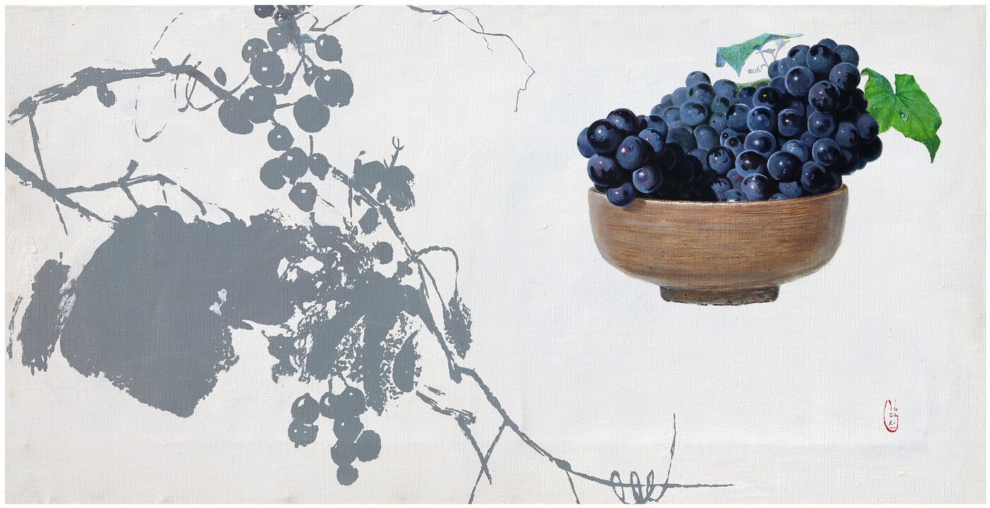 본문 이미지 - 김대섭, &#39;사의사실 80.0X40.0 Oil on wood 2011&#39; &#40;갤러리나우 제공&#41;