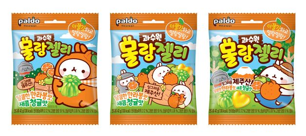 팔도, '몰랑 과수원 젤리' 출시…한라봉·청귤 젤리 한 팩에