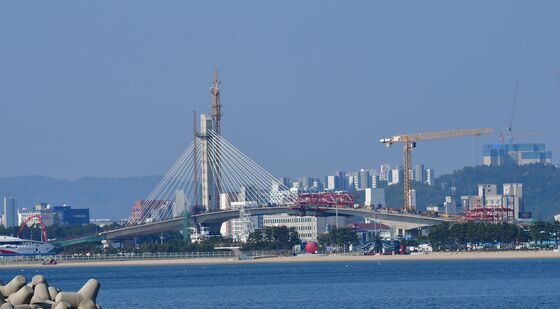 포항동빈대교 위용