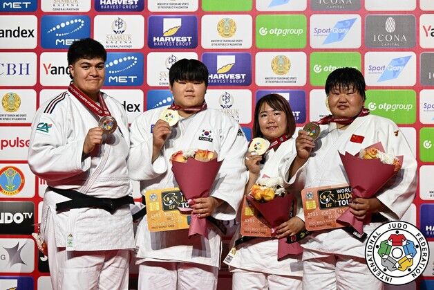 유도 이현지·김민주, 생애 첫 그랜드슬램 금메달…한국 종합 2위
