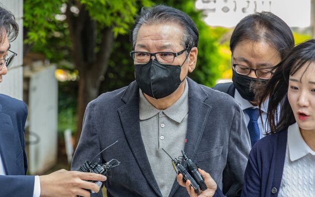 [뉴스1 PICK ]정치자금법 위반 혐의 '건진법사', 두 번째 공판 출석