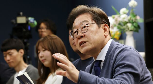 이재명 후보, 'K-혁신' 브라운백 미팅