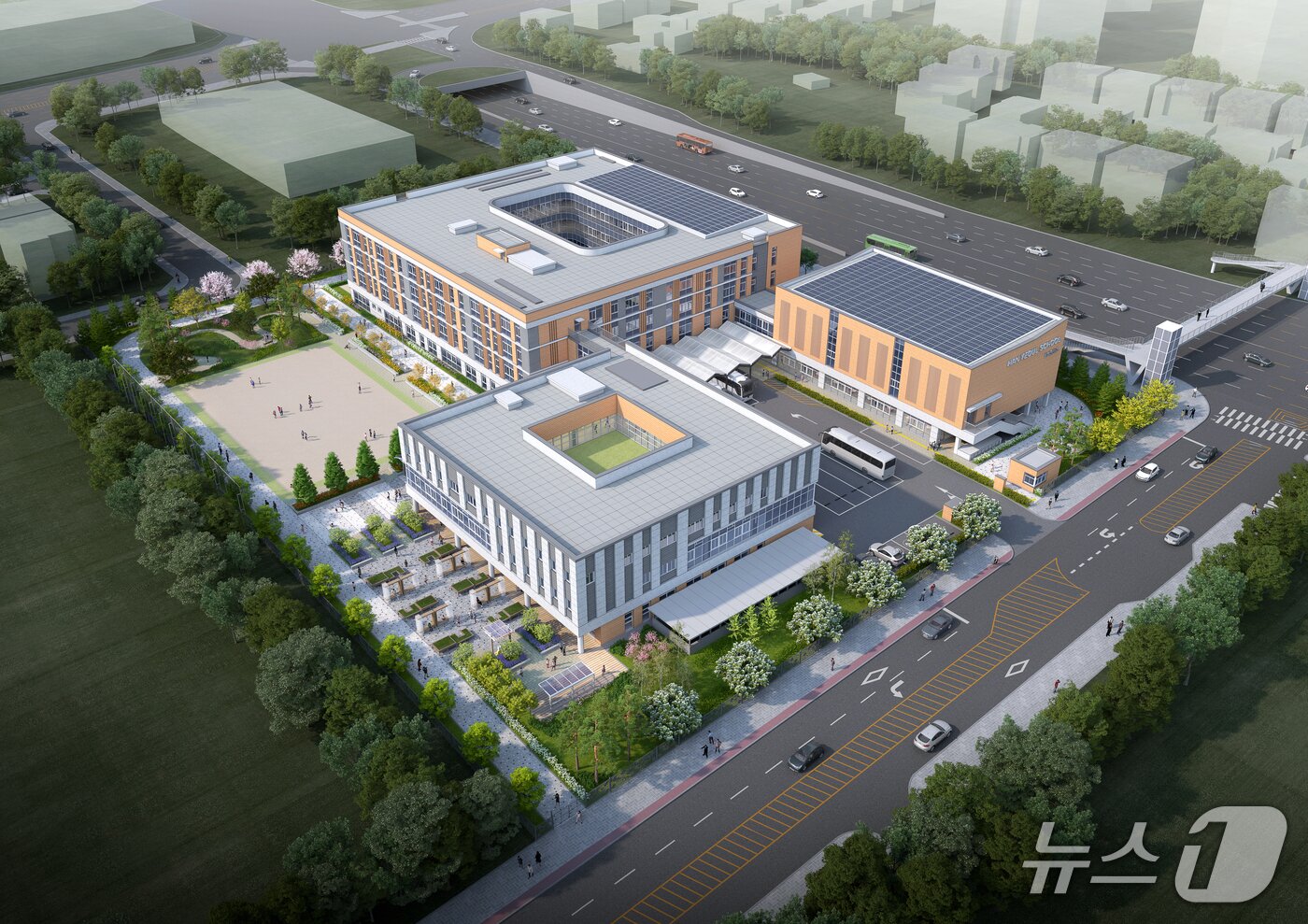 본문 이미지 - 한여울학교(가칭) 조감도. (충남교육청 제공. 재판매 및 DB금지)