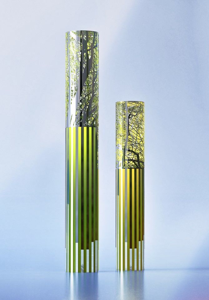 본문 이미지 - 권치규, Resilience-성장기, Urethane paint on Stainless steel, 2025 (조형아트서울 제공)