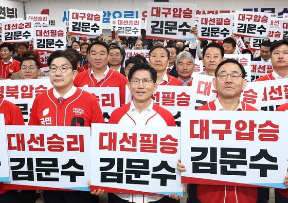 김문수, 보수텃밭서 이재명 맹폭…"난 거짓말 안 하잖나"