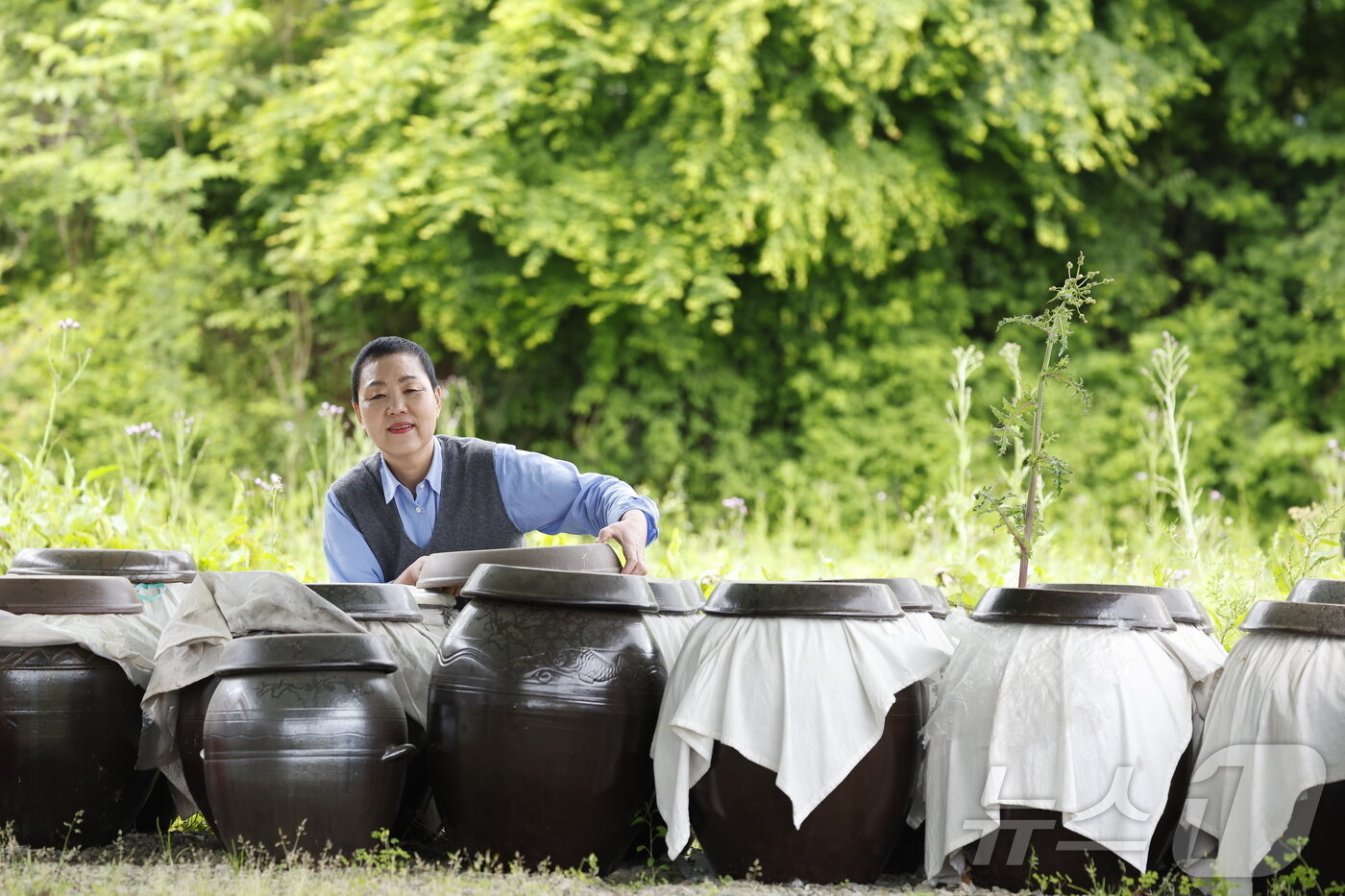 본문 이미지 - 광주 북구 운정동에 위치한 '한백년식당' 대표 최선희씨. ⓒ News1 김태성 기자