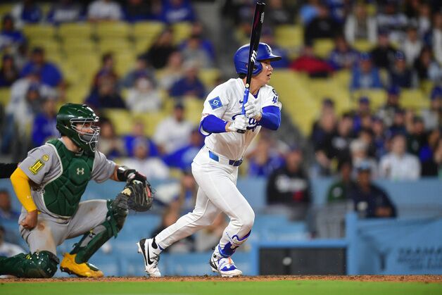 김혜성, 빅리그 첫 홈런…MLB 11경기 만, 타율 0.360(종합2보)