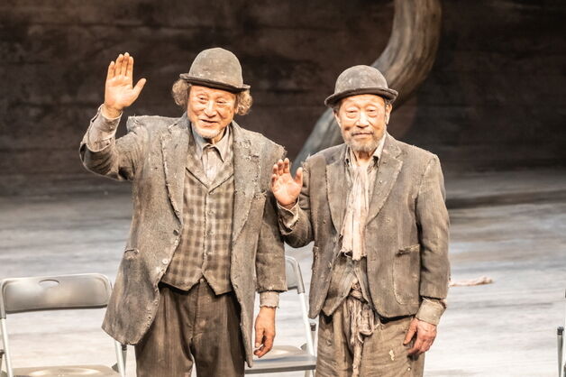 신구·박근형의 '고도를 기다리며', 13일 특별 기부공연 성료…전석 매진