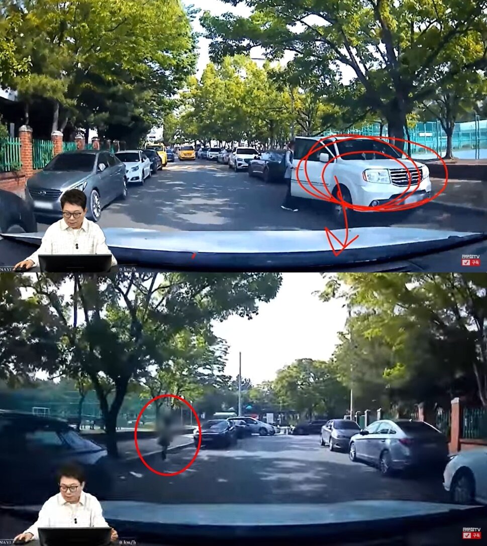 본문 이미지 - (유튜브 채널 '한문철TV' 갈무리)