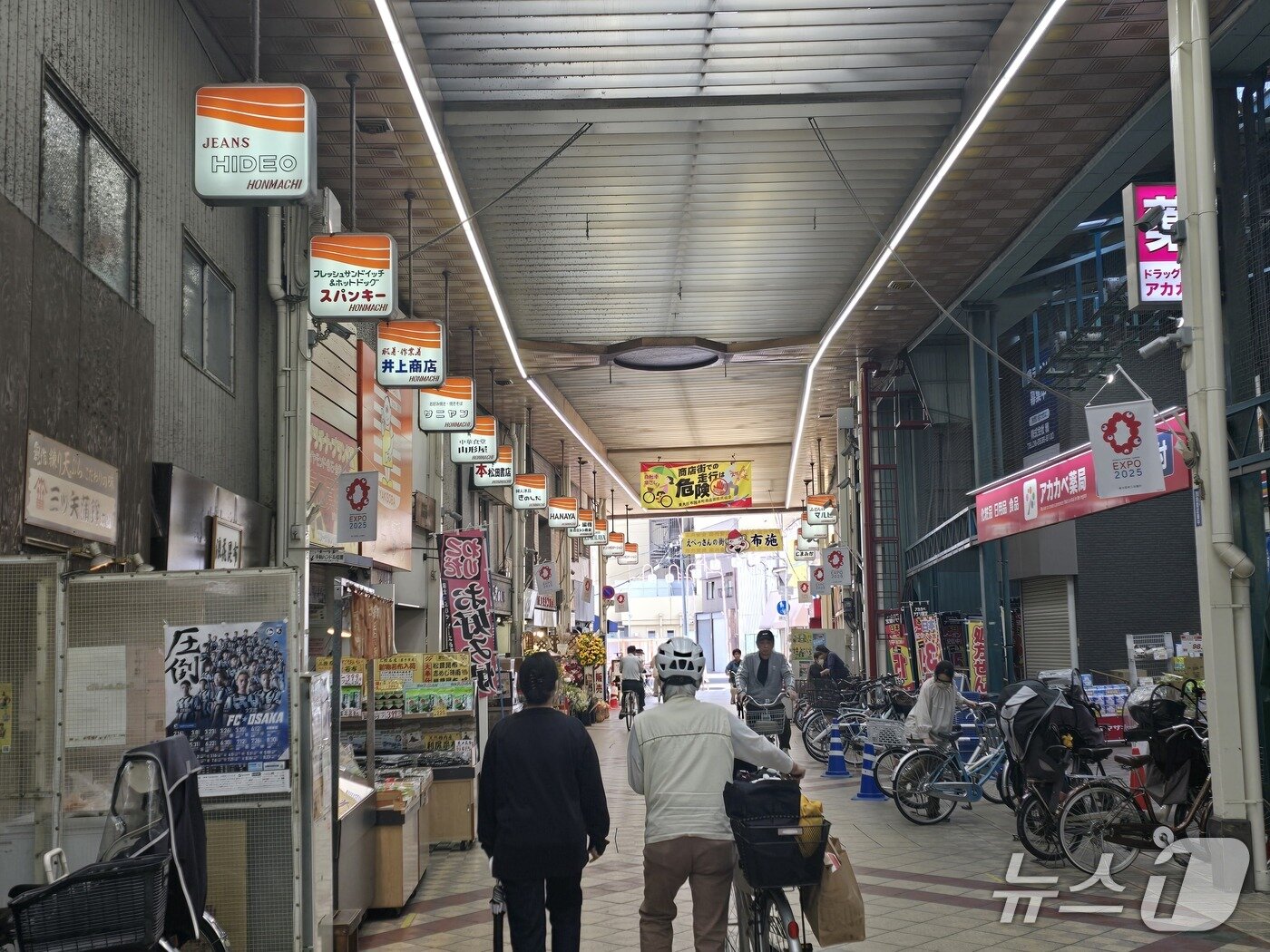 본문 이미지 - 시카이 호텔이 위치한 후세 시장 2025.05.15 ⓒ 뉴스1 김승준 기자