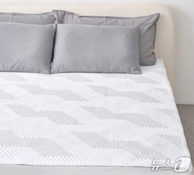 본문 이미지 - 나래비앤씨의 '플래비안 쿨매쉬 냉감패드'.(나래비앤씨 제공)