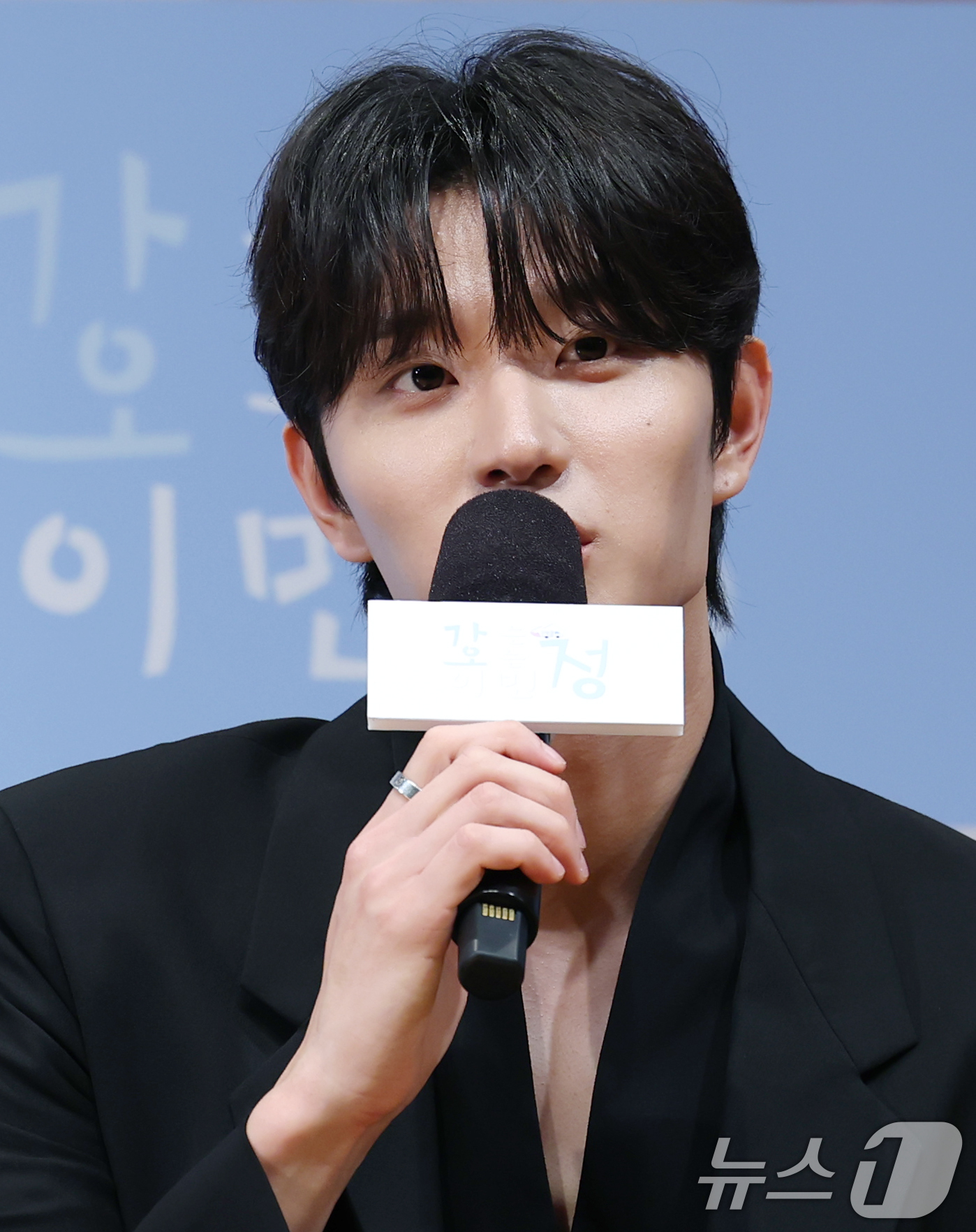 (서울=뉴스1) 권현진 기자 = 배우 김재원이 16일 오전 서울 영등포구 여의도동 KBS 아트홀에서 열린 KBS 2TV 새 예능 프로그램 '가는정 오는정 이민정'(이하 '가오정') …