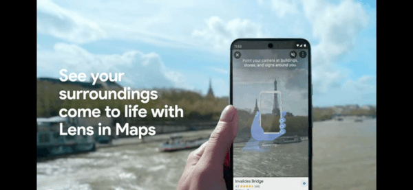 본문 이미지 - 구글 AR 지도 서비스 화면 &#40;구글 유튜브 채널&#41;