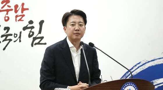 충남도청서 간담회 하는 이준석 후보