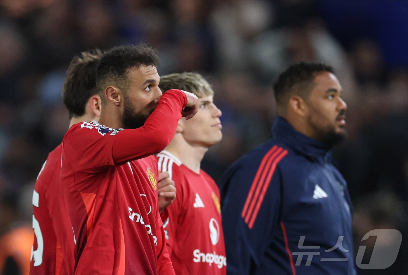본문 이미지 - 맨체스터 유나이티드는 17일&#40;한국시간&#41; 열린 2024-25 잉글랜드 프리미어리그 37라운드에서 첼시에 0-1로 졌다. ⓒ 로이터=뉴스1