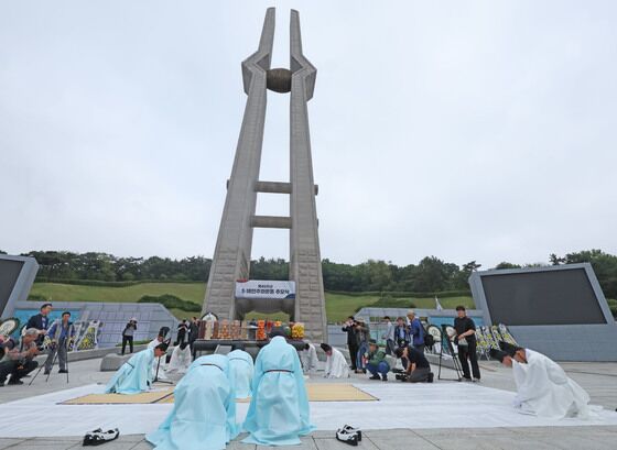 보훈부, 5·18 민주묘지 2묘역 침수에 즉시 조치…"배수시설 공사 확대"