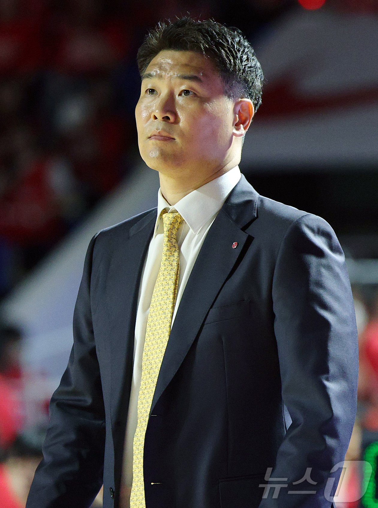 (서울=뉴스1) 김진환 기자 = 17일 오후 서울 송파구 잠실학생체육관에서 열린 '2024-25 KCC 프로농구 챔피언결정전 7차전' 서울 SK 나이츠와 창원 LG 세이커스의 경기 …