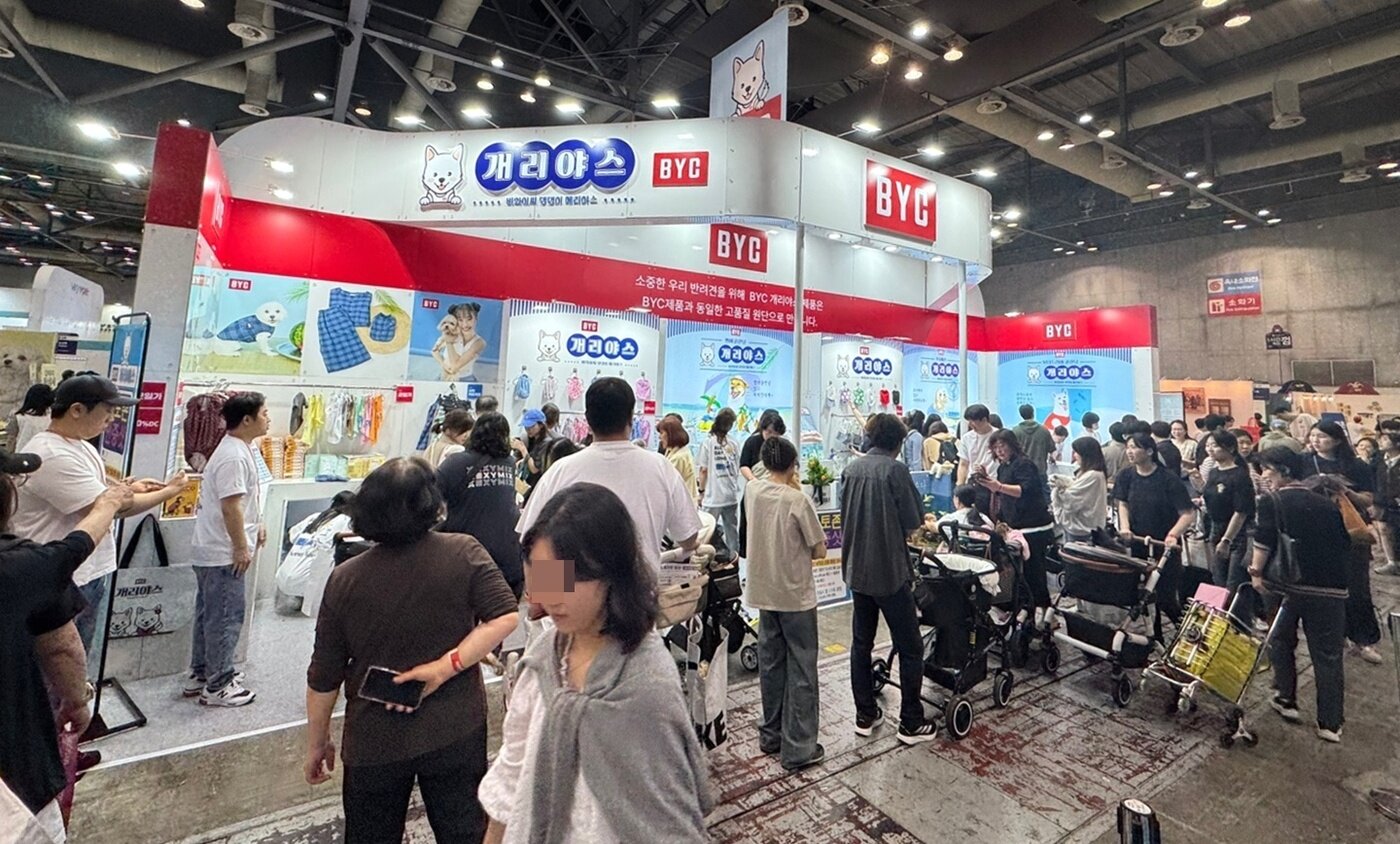 본문 이미지 - 2025 메가주 일산 BYC 부스가 관람객들로 북적이고 있다&#40;BYC 제공&#41;. ⓒ 뉴스1