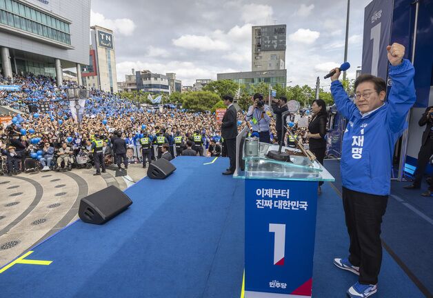 이재명 민주당 후보, 'AI 국가 시범도시' 등 광주 7대 공약 확정