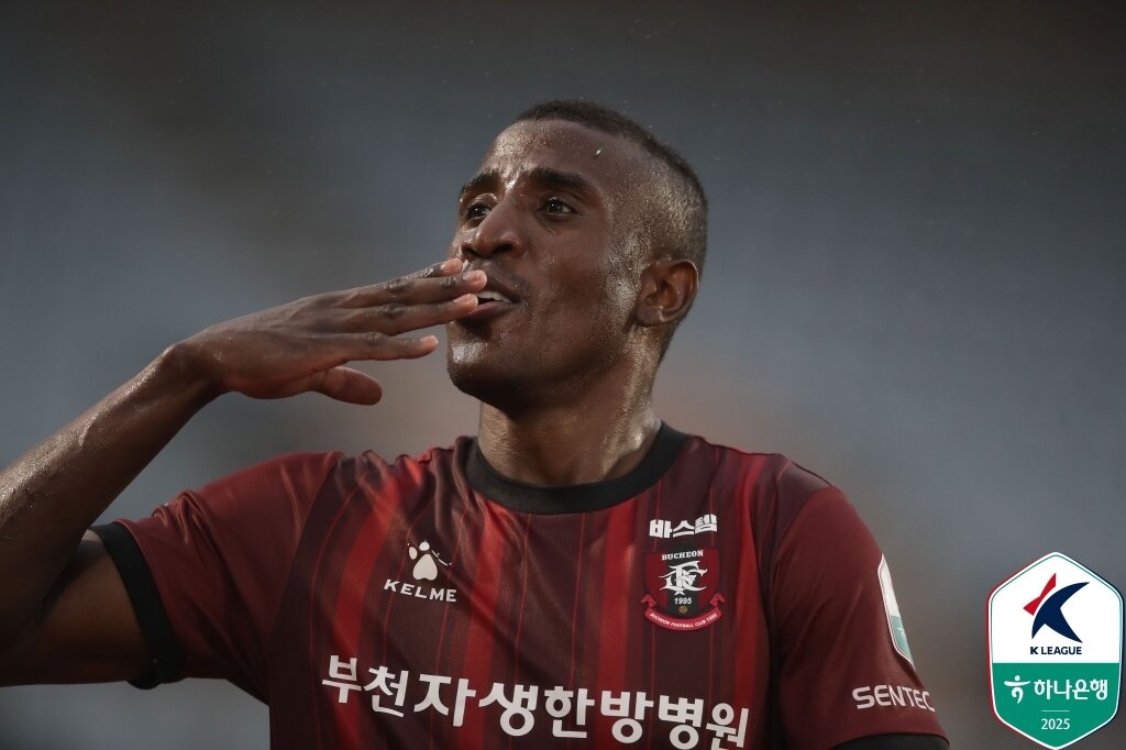 본문 이미지 - 부천FC 외국인 선수 몬타뇨. &#40;한국프로축구연맹 제공&#41;