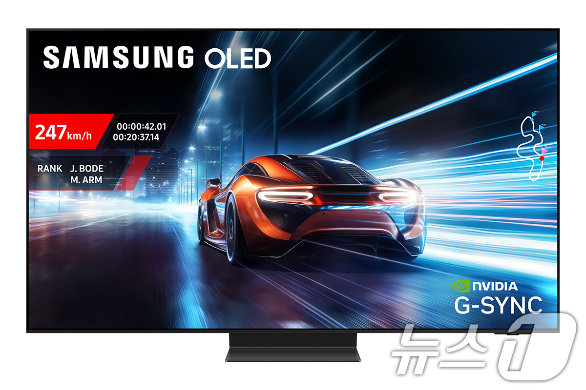 (서울=뉴스1) = 삼성전자는 2025년형 OLED(SF95) TV가 엔비디아의 '지싱크 호환' 인증을 받으며, 게이밍 경험을 강화한다고 19일 밝혔다.엔비디아 지싱크 호환 인증을 …