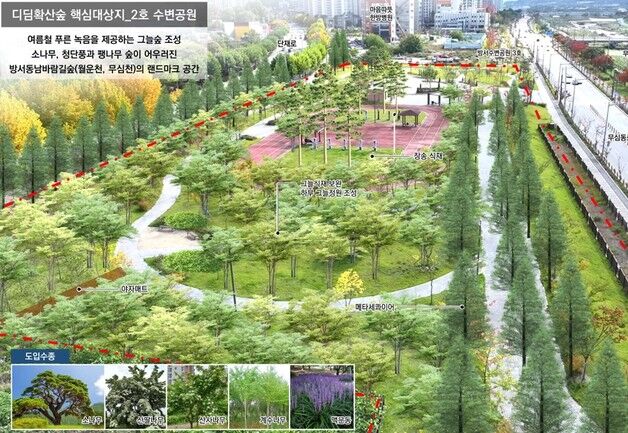 청주시 도심 '바람길 숲' 착공…미세먼지 저감·열섬현상 완화
