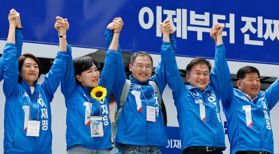 이재명 지원 유세 나선 김상욱