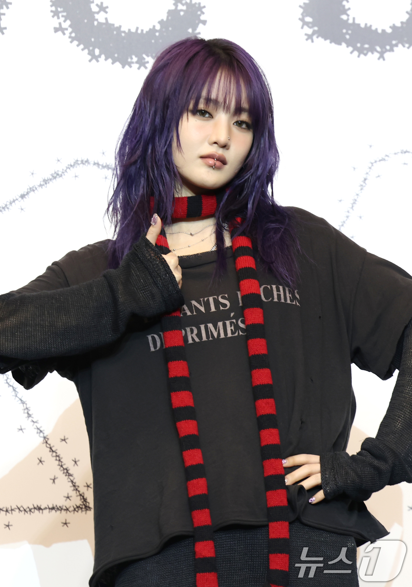 (서울=뉴스1) 권현진 기자 = 그룹 '아이들(i-dle)' 민니가 19일 오후 서울 강남구 조선팰리스 서울 강남에서 열린 미니 8집 '위 아(We are)’ 기자간담회에 참석해 …