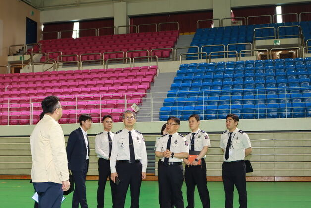 강원도소방본부, 대통령선거 개표소 현장 안전 점검