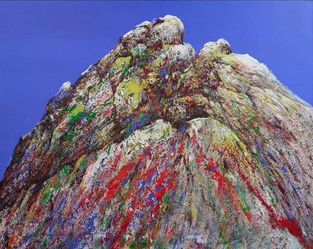 송수근 첫 개인전 '바위산'…문체부 차관 역임