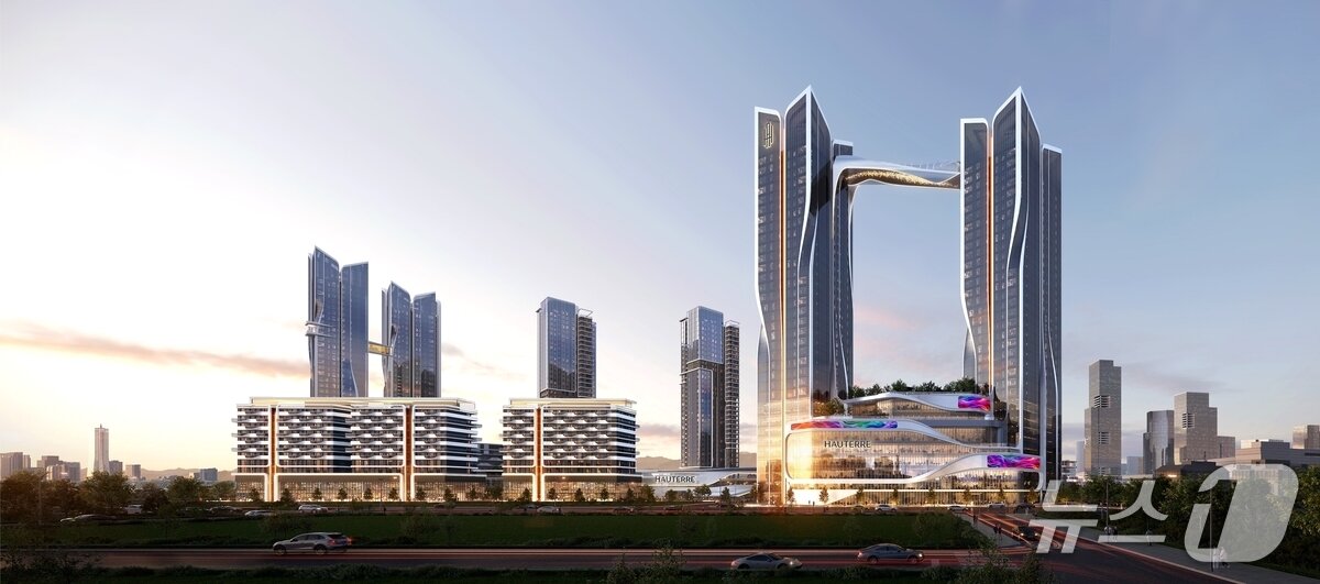 본문 이미지 -  용산정비창 전면1구역 예상 조감도 (포스코이앤씨 제공)