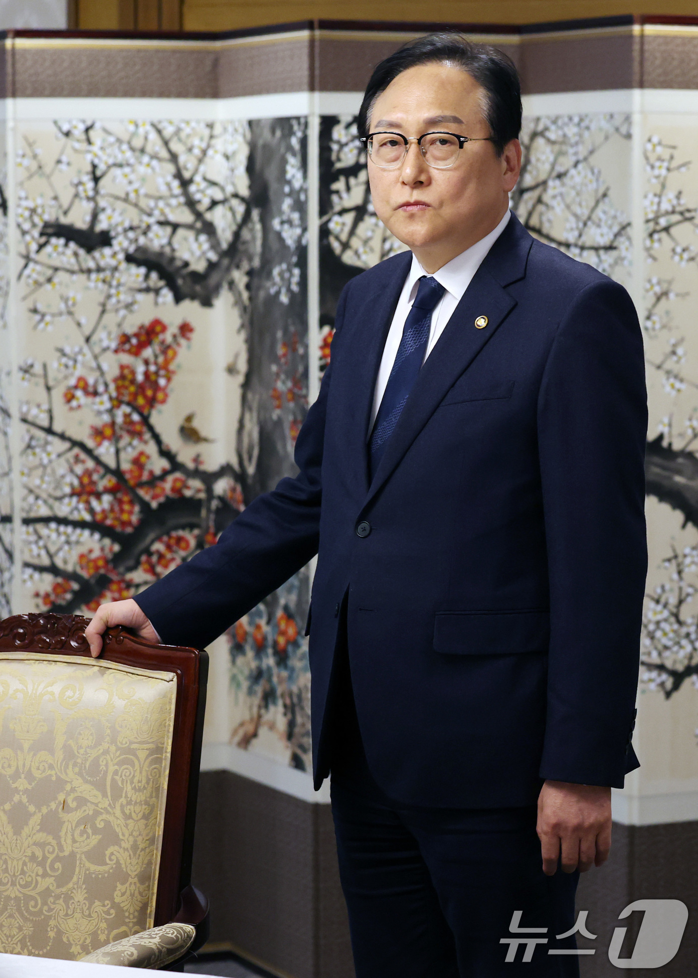 (서울=뉴스1) 임세영 기자 = 정인교 산업통상자원부 통상교섭본부장이 2일 서울 종로구 정부서울청사에서 열린 긴급 통상 관계기관 점검회의에 참석하고 있다. 2025.5.2/뉴스1