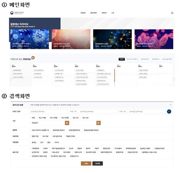 질병재난 대응 정보 한데 모은 '아카이브' 국내 최초 개설