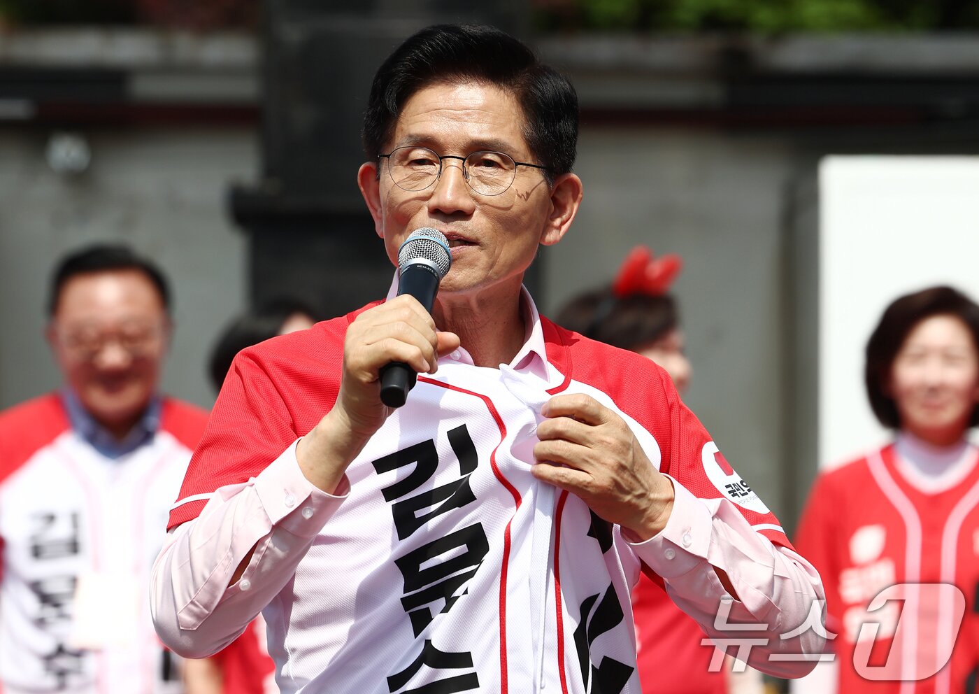 본문 이미지 - 김문수 국민의힘 대통령 후보. 2025.5.20/뉴스1 ⓒ News1 김민지 기자