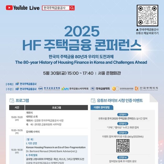 HF, 주택금융 콘퍼런스 개최…"주택금융 성과와 미래 논의"