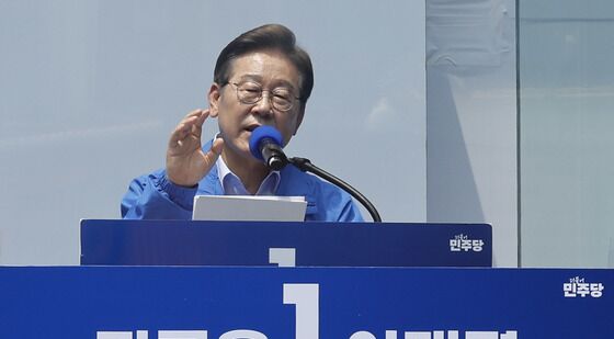 지지 호소하는 이재명