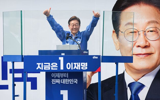 이재명 지켜야 할 성 '50%'…김문수 넘어야 할 산 '40%'