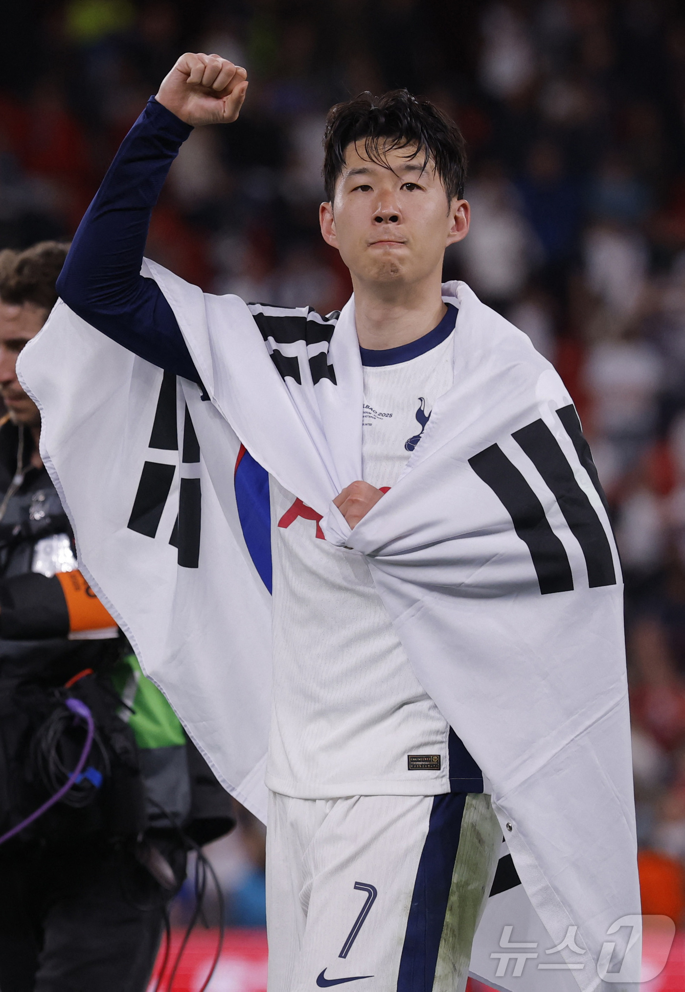 (빌바오 로이터=뉴스1) 우동명 기자 = 토트넘의 손흥민이 21일(현지시간) 스페인 빌바오의 산 마메스 경기장에서 열린 UEFA 유로파 리그(UEL) 결승서 맨체스터 유나이티드(맨 …