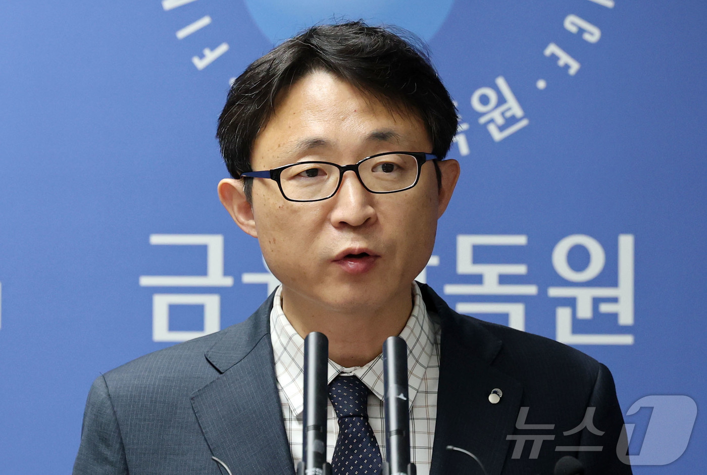 (서울=뉴스1) 박세연 기자 = 한구 금융감독원 중소금융 담당 부원장보가 22일 서울 여의도 금융감독원에서 부동산 PF정리 재구조화 경과 및 실적 관련 브리핑을 하고 있다.