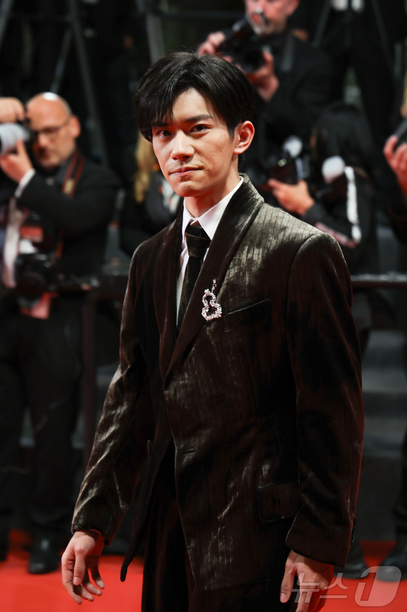 (칸=뉴스1) 이준성 기자 = 22일(현지시간) 프랑스 남부 소도시 칸(Cannes) 팔레 데 페스티발(Palais des Festivals) 뤼미에르 대극장에서 열린 ‘제78회 …