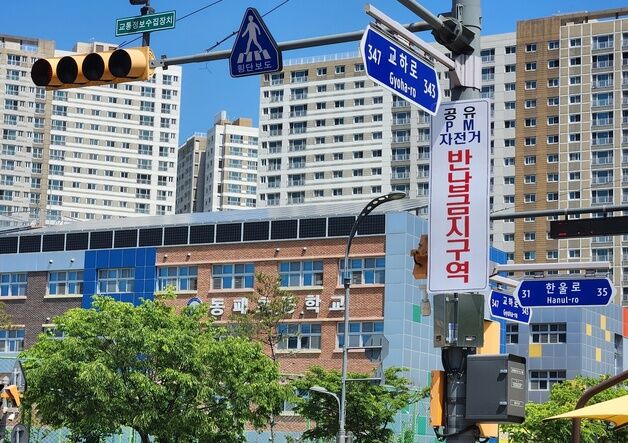 파주 동패초 주변 '공유 PM·자전거 반납금지 구역' 지정