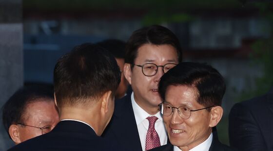 박근혜 사저 도착한 김문수