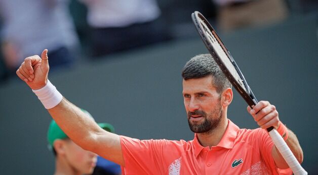 [포토] ATP 투어  단식 100회 우승 기뻐하는 조코비치