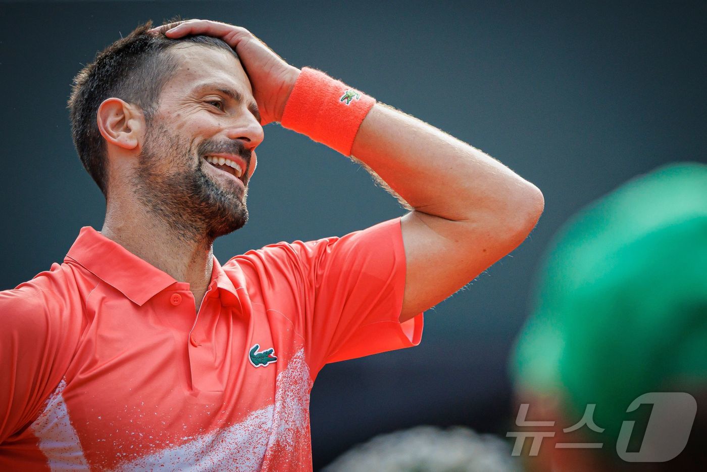 (제네바 AFP=뉴스1) 우동명 기자 = 세르비아의 노바크 조코비치가 24일(현지시간) 스위스 제네바에서 열린 ATP 투어 제네바 오픈 결승서 폴란드의 후베르트 후르카치를 꺾은 뒤 …