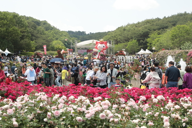 울산대공원 장미축제, 20일 개막…300만 송이 장미 물결