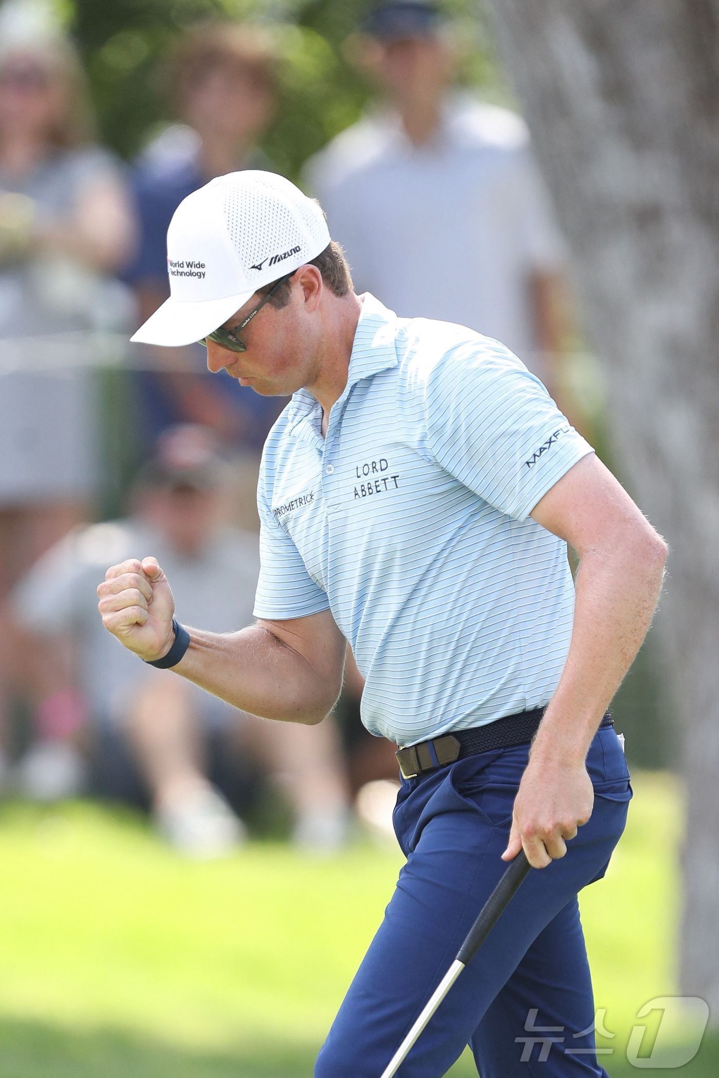 본문 이미지 - PGA투어 시즌 2번째 우승을 차지한 벤 그리핀(미국). ⓒ AFP=뉴스1